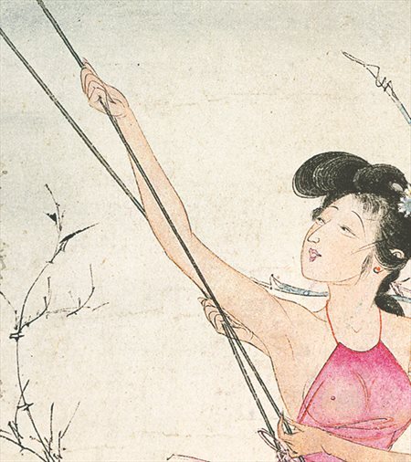 延吉-胡也佛的仕女画和最知名的金瓶梅秘戏图